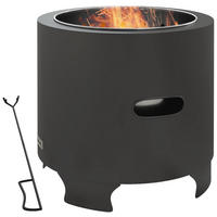 FEUERSCHALE DE-18843 tragbar, Ø45 cm Schwarz - Schwarz, Metall (45/40/45cm) - ComfortXL