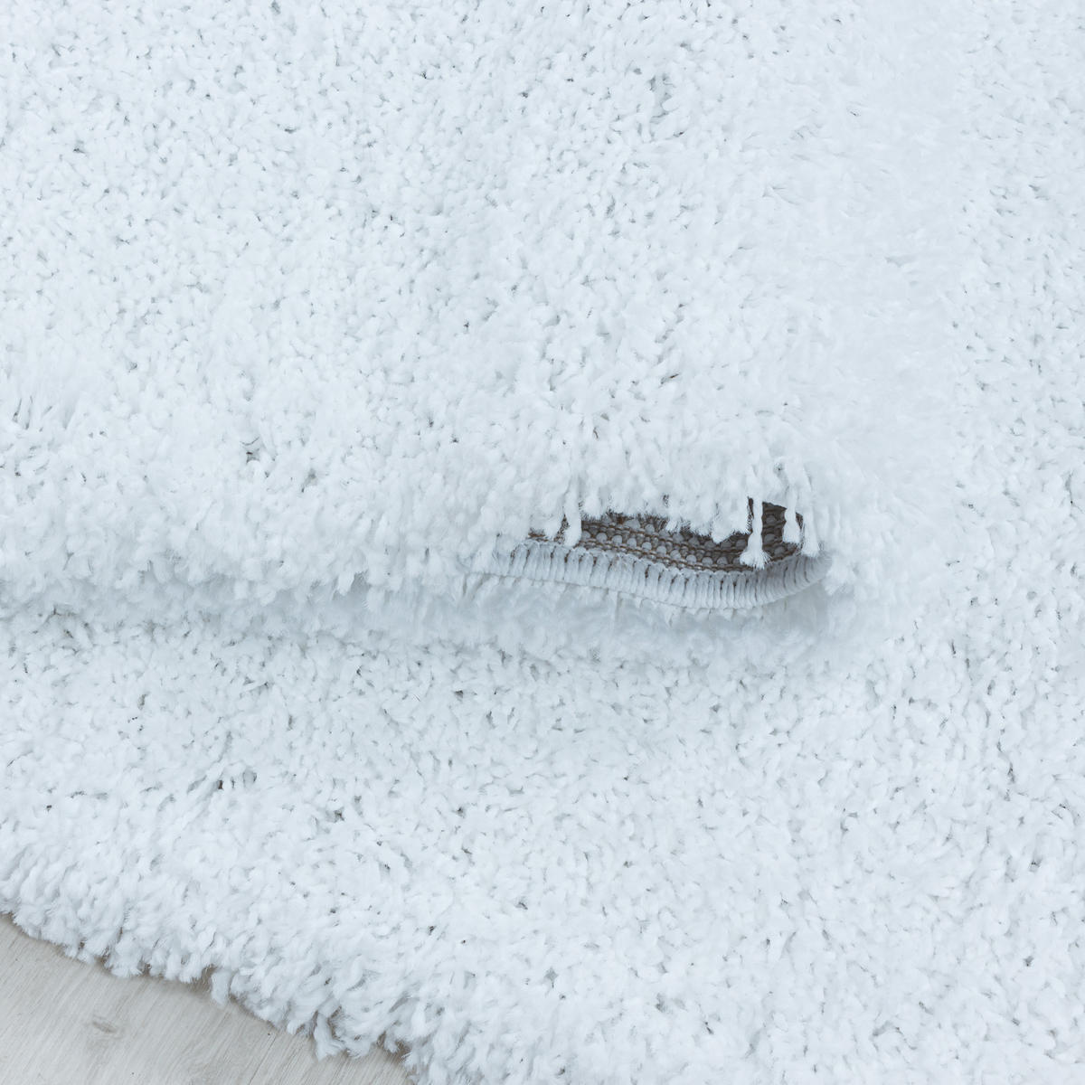 TEPPICH Hochflor Shaggy Uni-Look Polypropylen Wohnzimmer Weiß Rechteckig 300x400 - Weiß, Textil (300/400cm) - KADIMA DESIGN