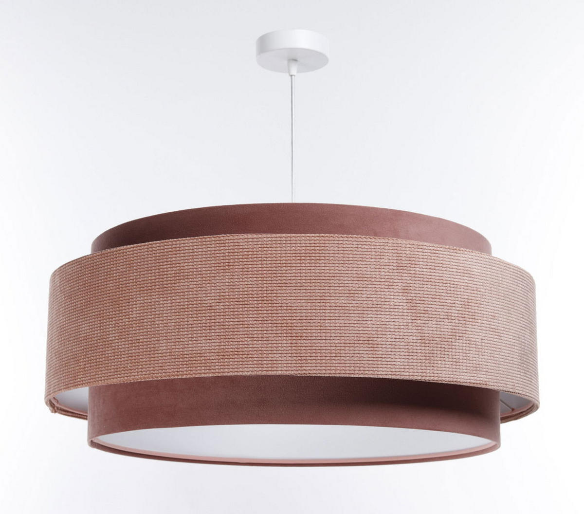 HÄNGELEUCHTE Rosa 60/25 cm - Pink, Kunststoff (60/1/25cm) - ONZENO