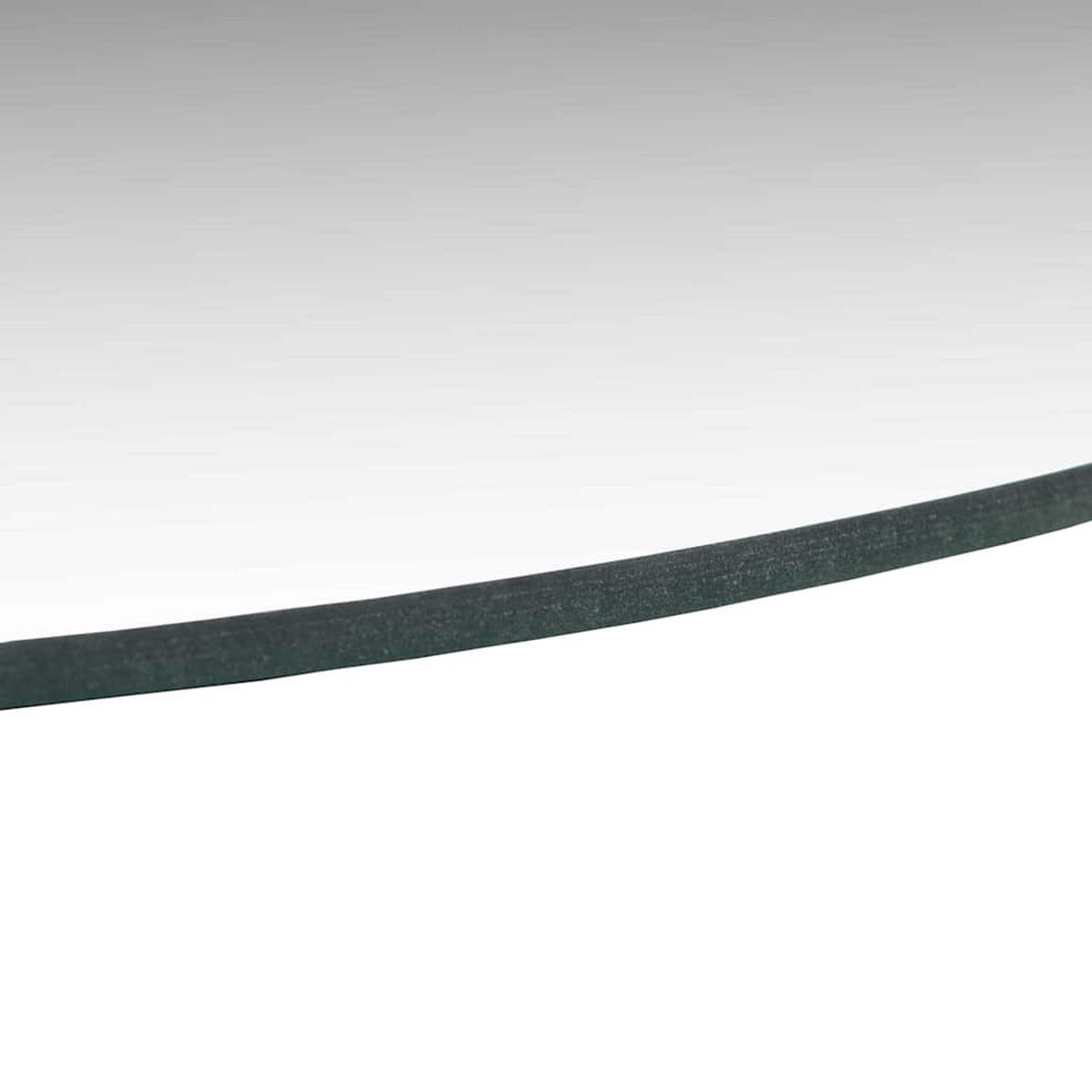 RAHMENLOSER Spiegel Rund 30 cm Glas - Silberfarben, Glas (30/30/30cm) - furnicato