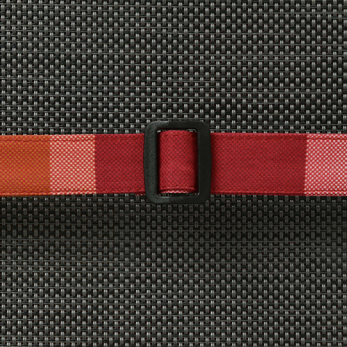 HOCHLEHNERAUFLAGE Sunny RO 120/50/6cm Rot-Kariert - Rot, Textil (50/6/120cm) - Beautissu 