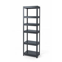 METALLREGAL JOHNNY - Anthrazit, Metall (45/180/42cm) - Jan Nowak