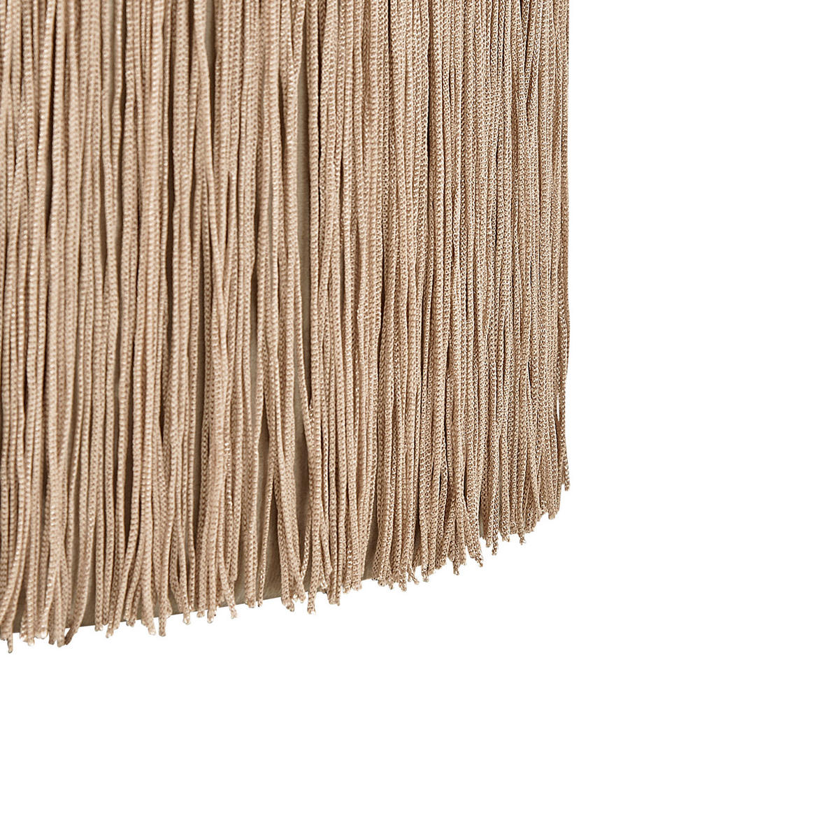POUF Virginia 36/36/38 cm - Beige, Textil (36/38/36cm) - Beliani