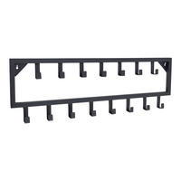 KLEIDERABLAGE Bono Schwarz - Schwarz, Metall (80/26/4cm) - LOFT42