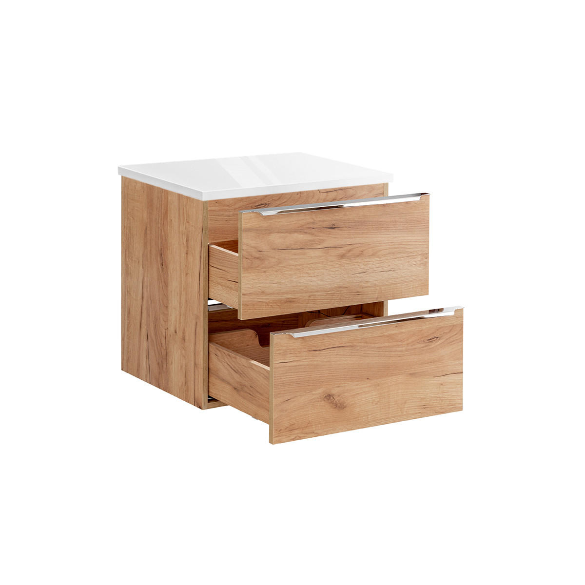 WASCHTISCHUNTERSCHRANK 60.4cm April Holz - Braun, Holzwerkstoff (60.4/59/46cm) - Petits-meubles