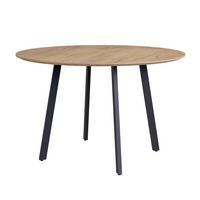 JÍDELNÍ STŮL Halvar Černá - medově dubová/černá, kompozitní dřevo (120/120/76.5cm) - Vicco