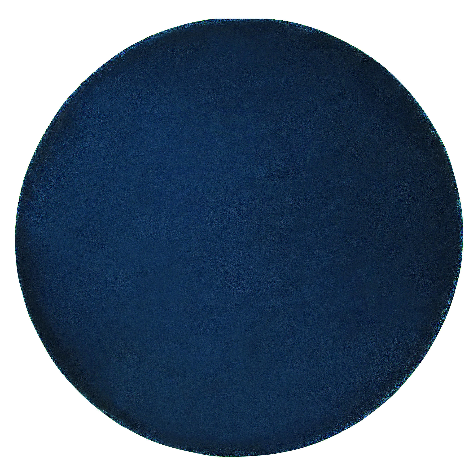 KURZFLOR-TEPPICH Gesi II 140/140 cm - Blau, Naturmaterialen (140/140cm) - Beliani