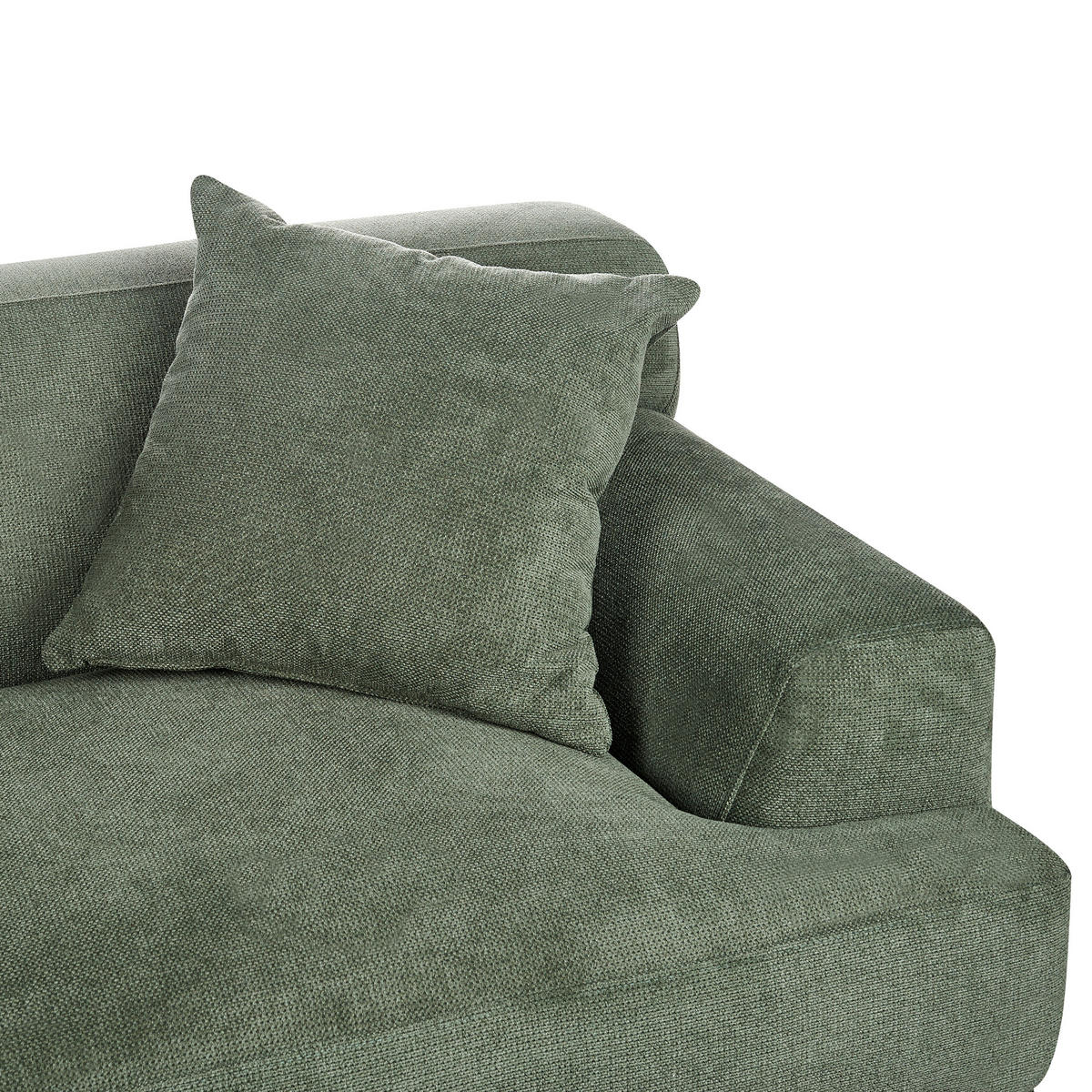 POHOVKA 3-místná Látka Zelená Matila - zelená barva, textil (233/70/94cm) - Beliani