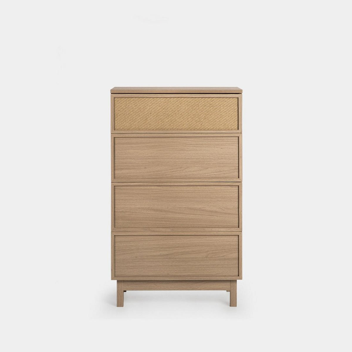 SCHUBLADENSCHRANK Bora Natürlich 60 cm x 100 cm - Naturfarben, Holzwerkstoff (60/100/40cm) - Klast Home