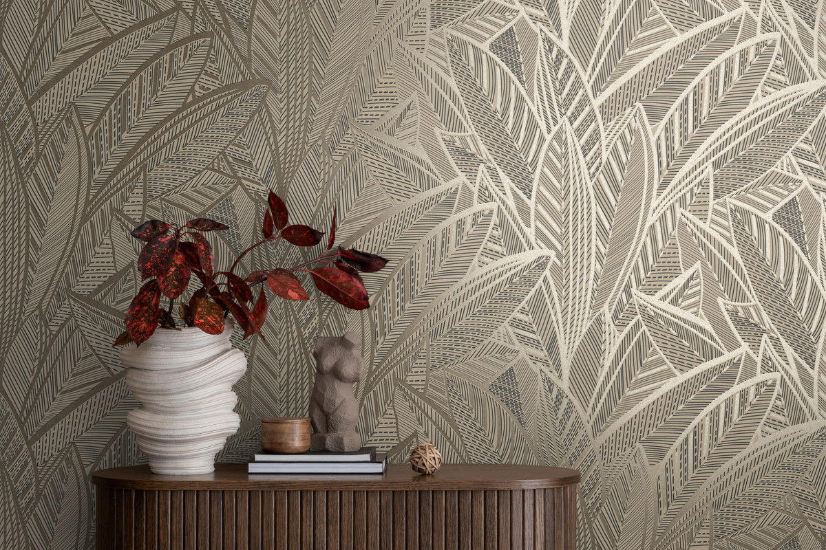 VLIESTAPETE Beige 53/1005 cm - Beige, Textil (53/1cm) - KUNSTLOFT