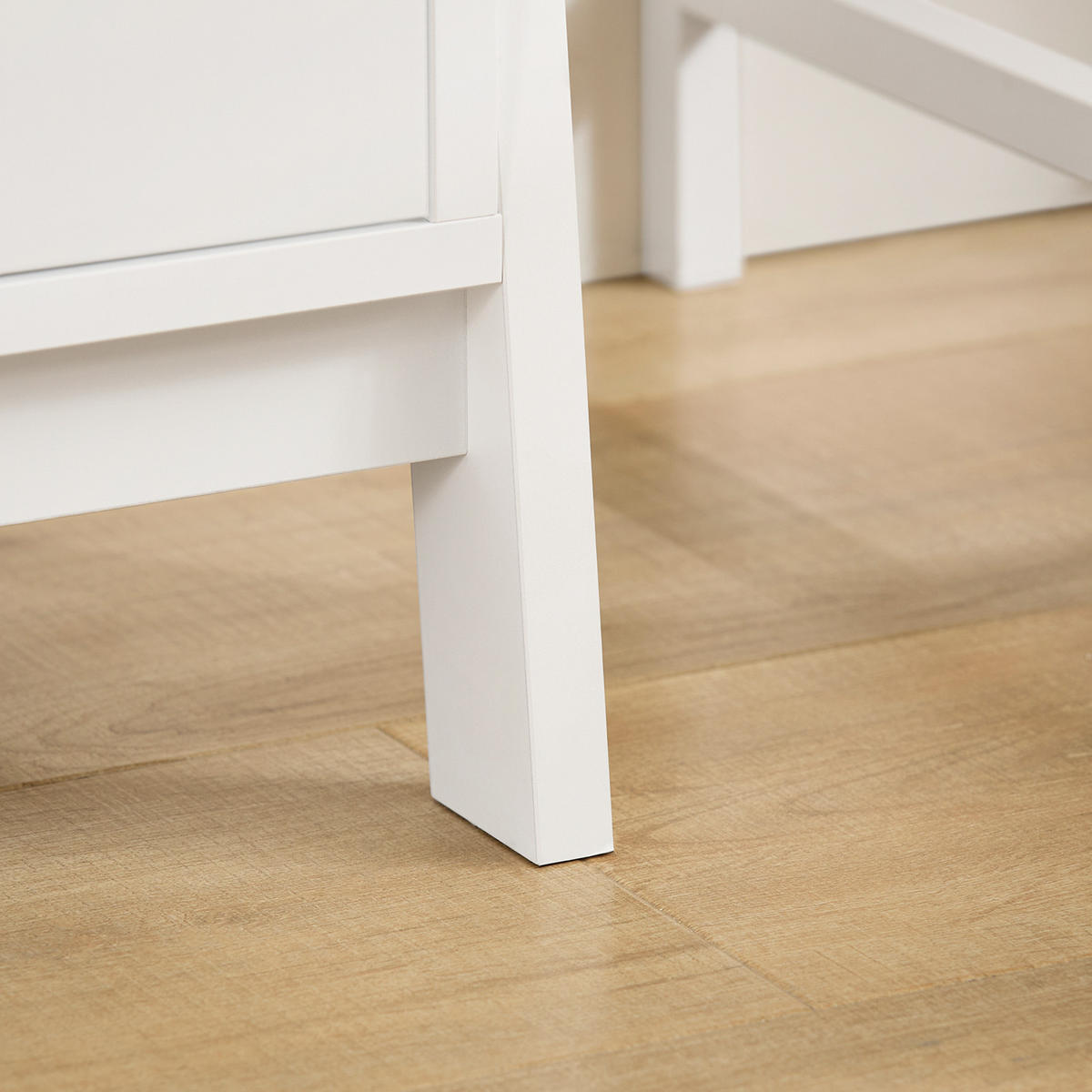 LEITERREGAL Weiß - Weiß, Holzwerkstoff (44/160/20cm) - SoBuy