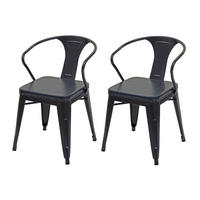 ESSZIMMERSTUHL H10D Grau 2er-Set - Grau, Metall (46/115/54cm) - MCW