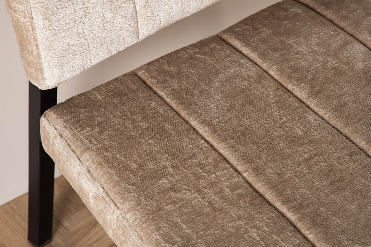 SESSEL velour beige - Beige, Holzwerkstoff (66/74/64cm) - ebuy24