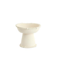 SCHALE Oto Weiß Ø20,5/16,5 cm - Weiß, Metall (20.5/16.5cm) - Light & Living