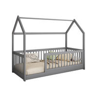 HAUSBETT Greta 80 - Grau, Holz (80/180cm) - MIRJAN24