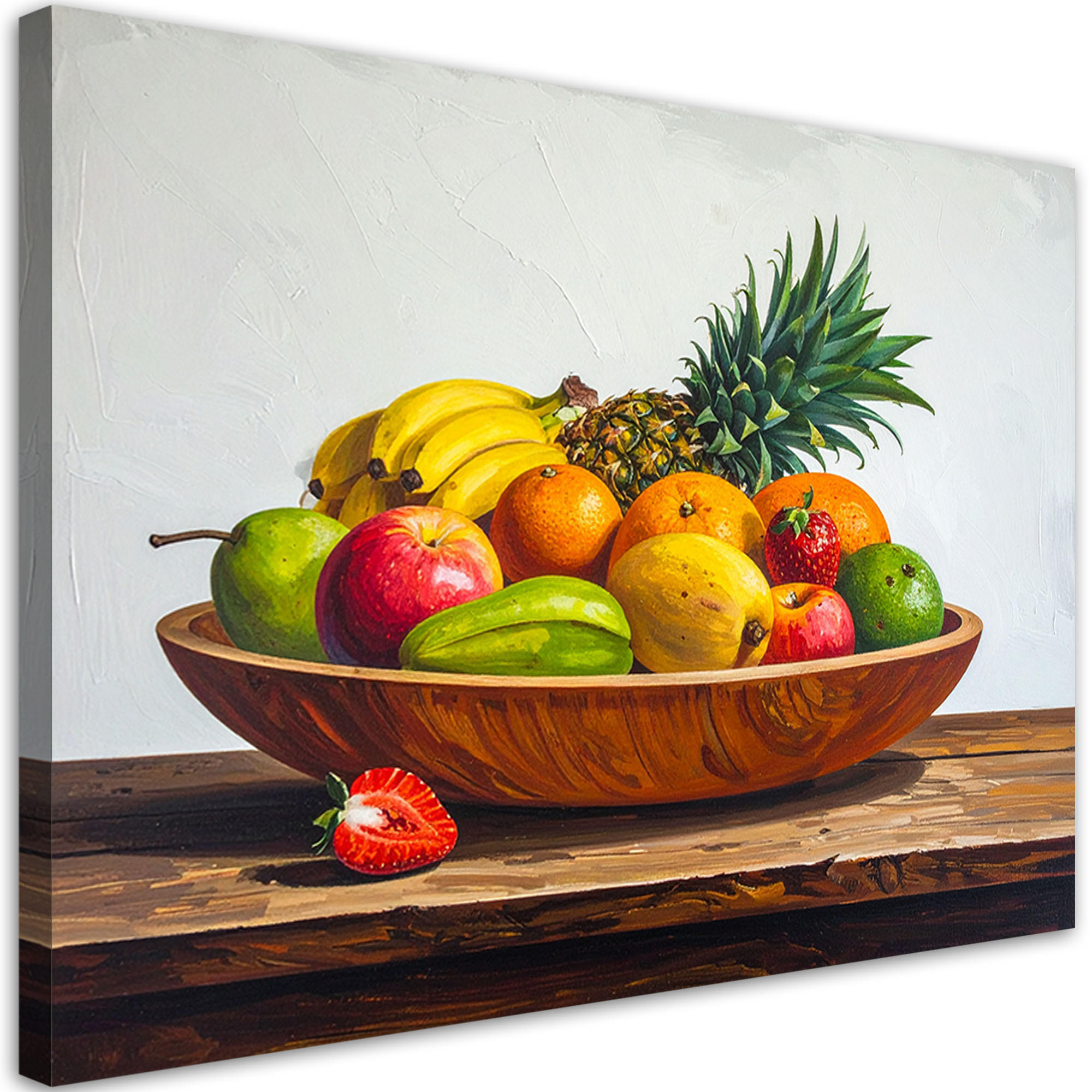 LEINWANDBILD Essen & Trinken 45x30cm - Multicolor, Textil (45/30cm) - Feeby