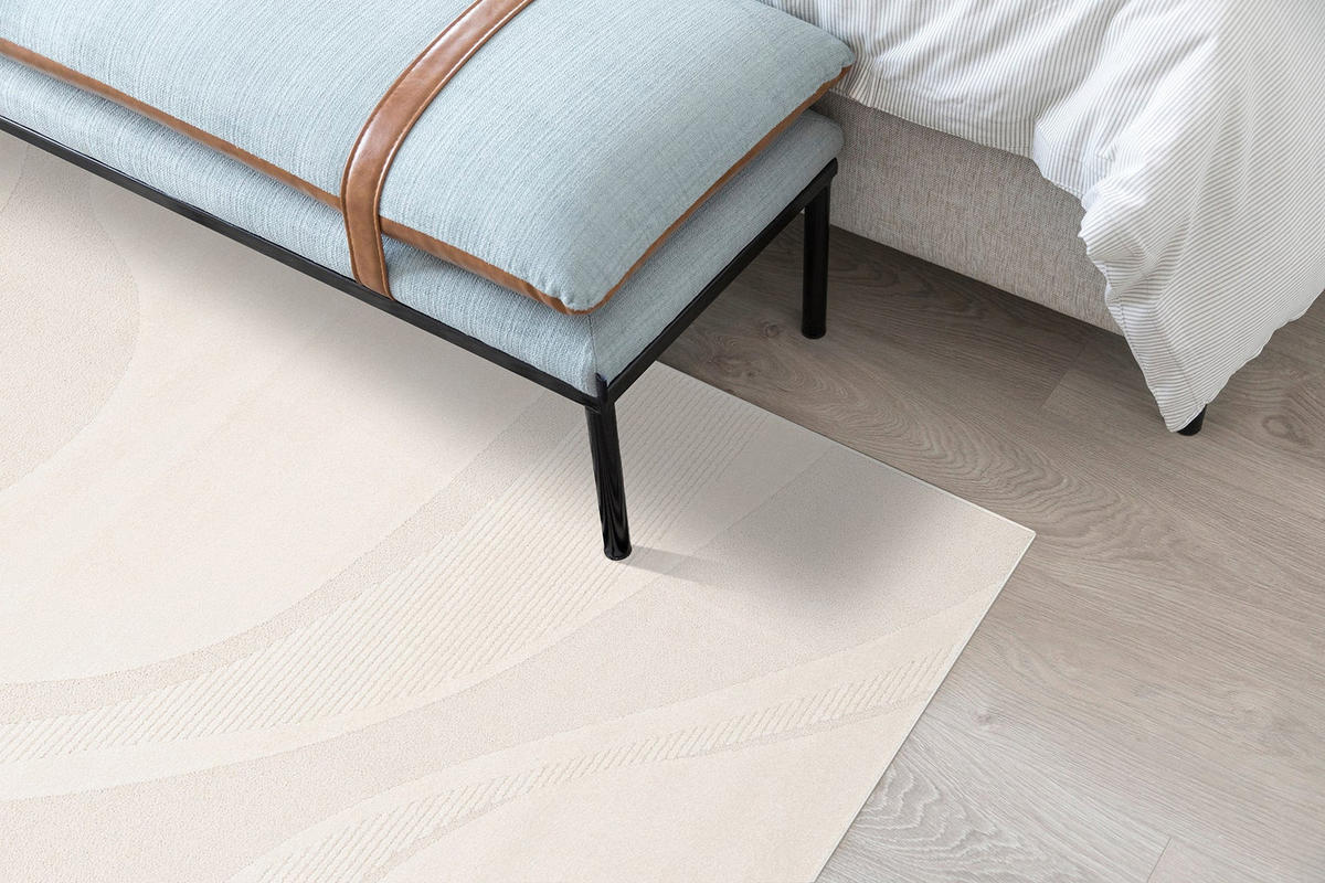 TEPPICH sehr weich grafisch beige - Beige, Textil (120/170cm) - AFK Living