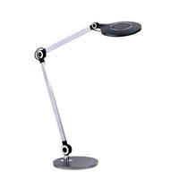 LED SCHREIBTISCHLEUCHTE Schwarz Metall - Schwarz, Metall (78/20/103cm)