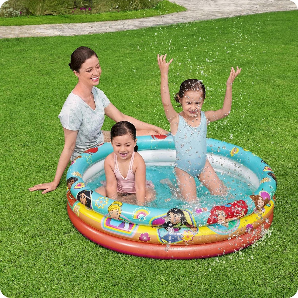 PLANSCHBECKEN POOL 122 x 30 cm - 91099 - Multicolor, Textil (122/30cm)
