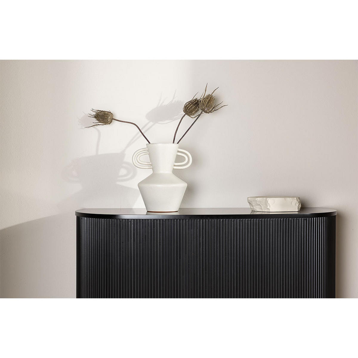 KONSOLENTISCH, Loca, Schwarz, MDF, 45 x 120 x 60 cm - Schwarz, Holzwerkstoff (120/45/60cm) - ebuy24
