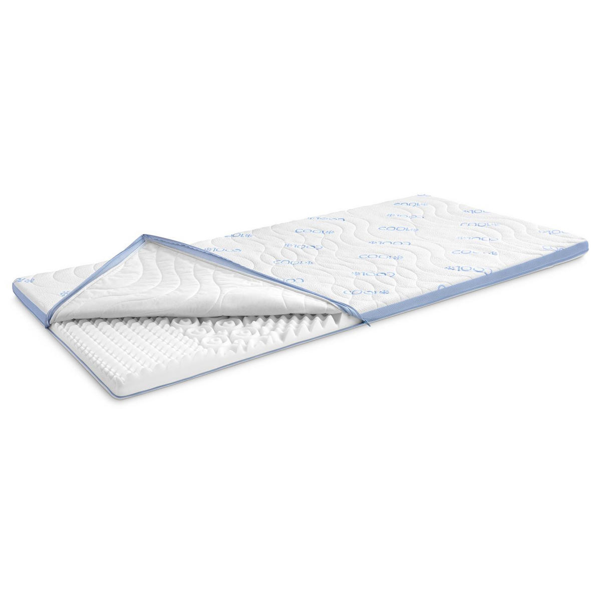 TOPPER Cool 90x200 cm - Weiß, Textil (90/200cm) - CloudComfort