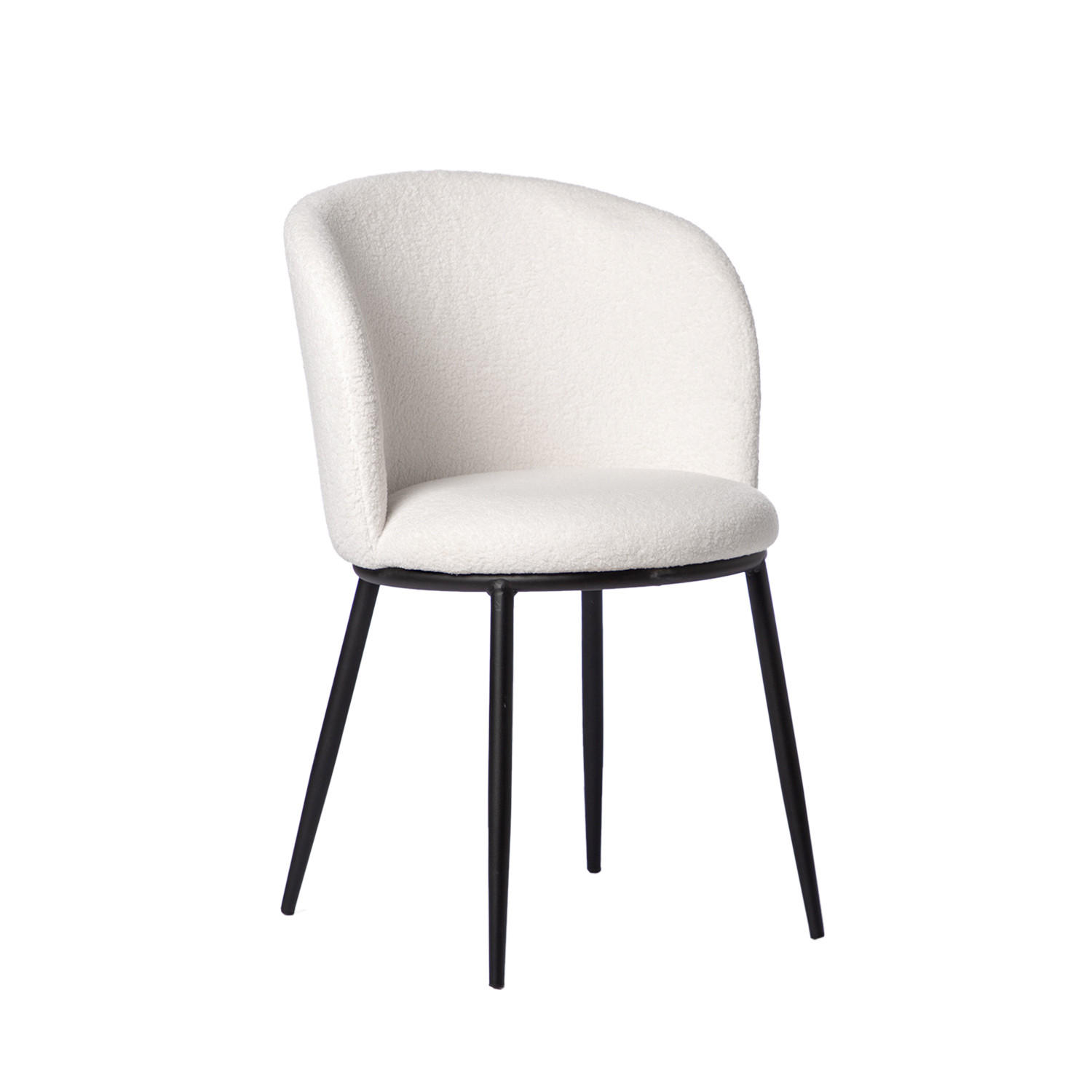 ESSZIMMERSTUHL Nolan Weiß 51 cm x 80 cm - Weiß, Textil (51/80/57cm)