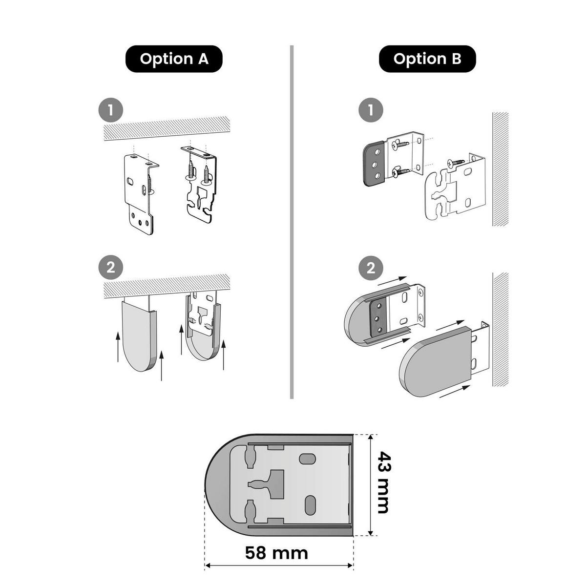 SCREEN-ROLLO| Weiß, 180 cm x 250 cm - Weiß, Kunststoff (180/250cm) - STORESDECO