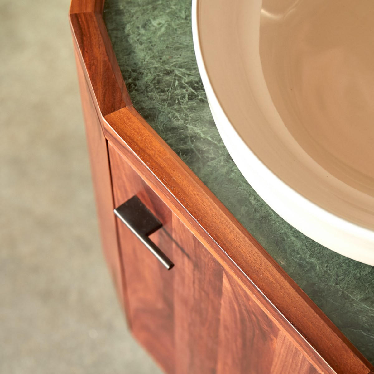 WASCHTISCHUNTERSCHRANK Jade Braun aus Palisander - Braun, Holz (80/80/53cm) - Tikamoon