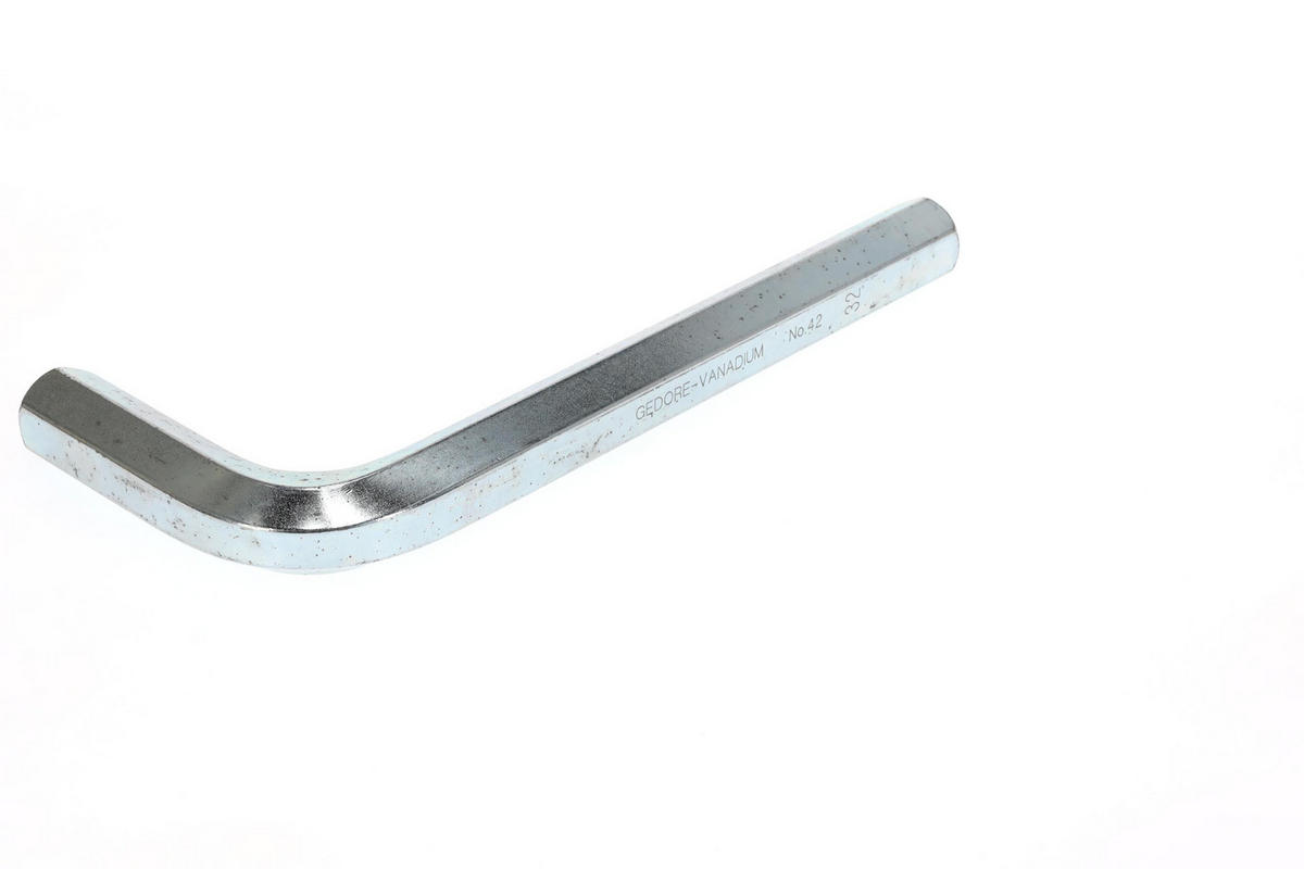 42 32 WINKELSCHRAUBENDREHER, INNEN-6-KANT 32 MM - Multicolor, Kunststoff/Metall (16/34cm) - Gedore