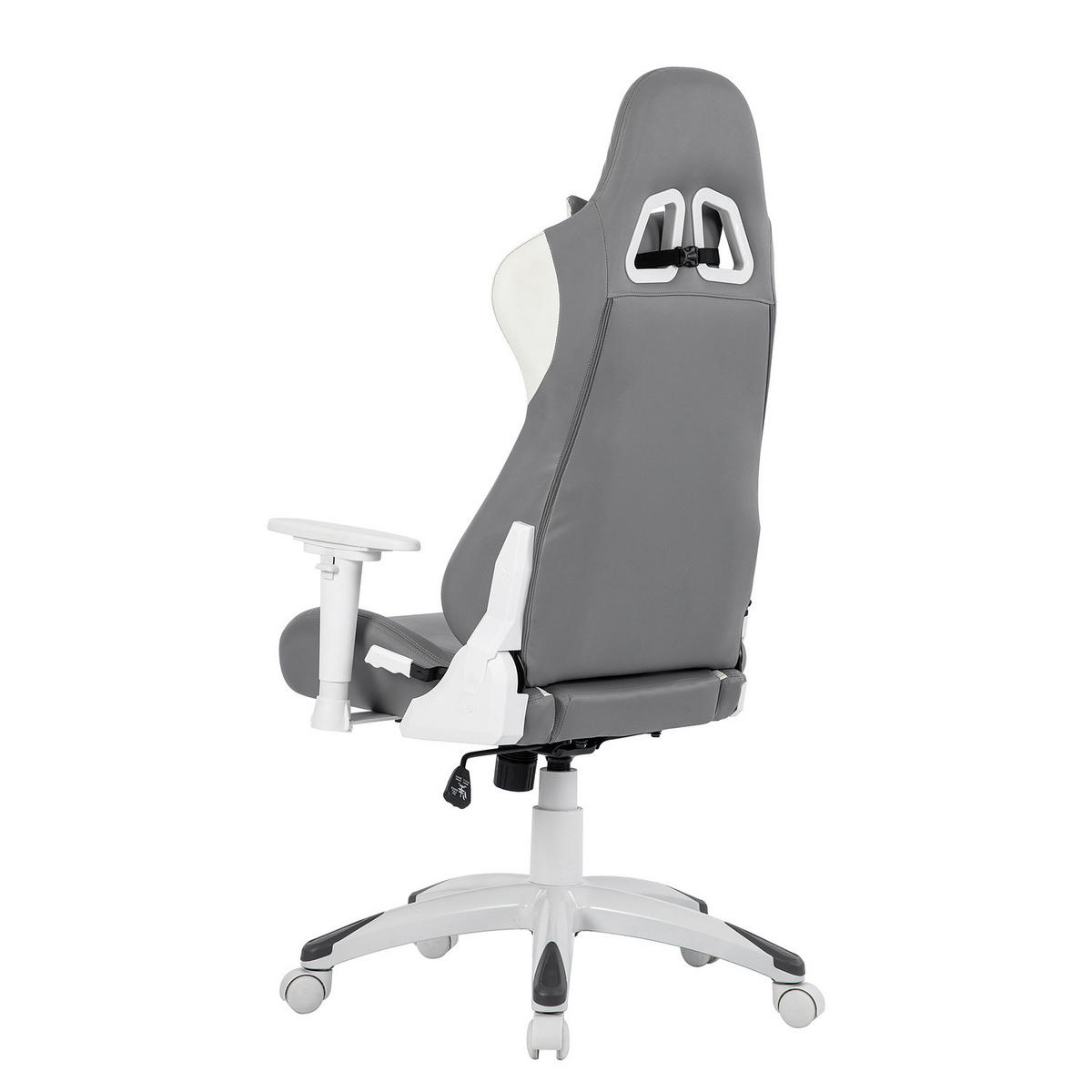 GAMING CHAIR - Kunstleder - Grau, Kunststoff (66/134/59cm) - home24