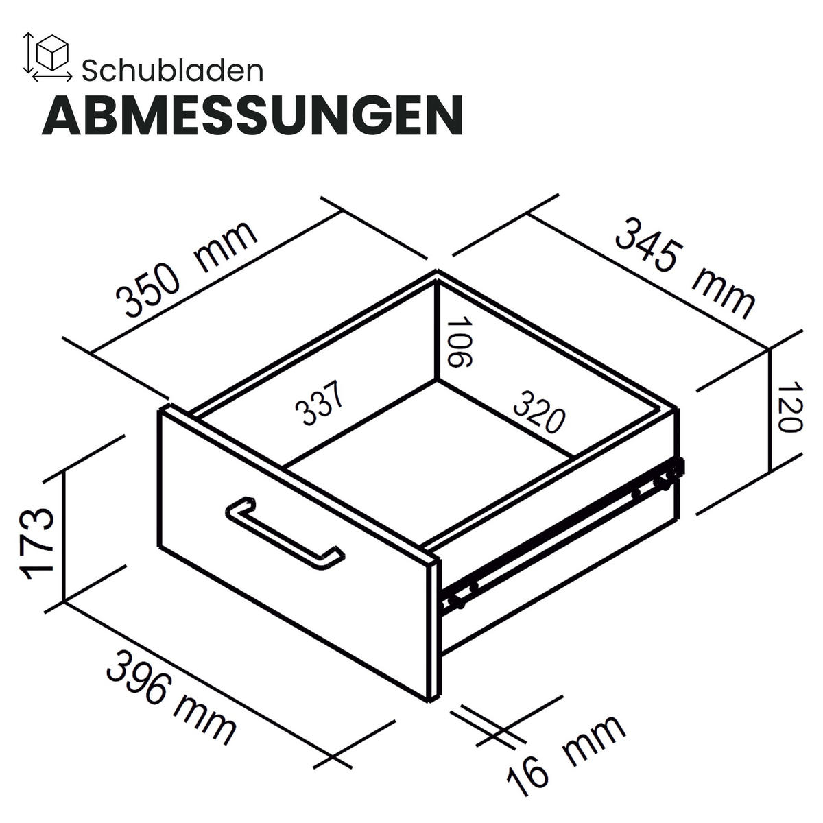 SCHUBLADENSCHRANK - 4 Schübe 42/40/74,8 cm in Nussbaumfarben - Nussbaumfarben, Holzwerkstoff (40/74.8/42cm) - bümö