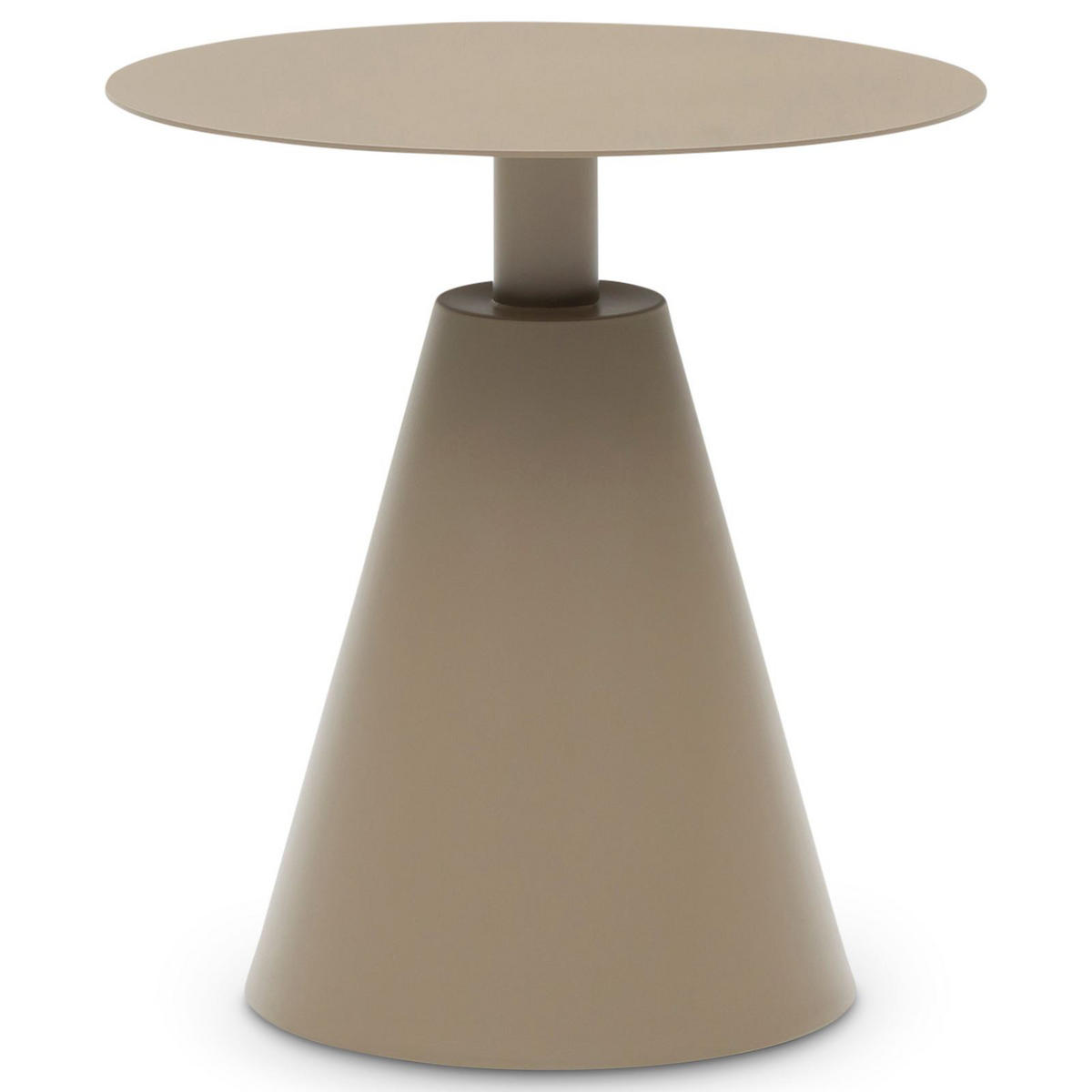 BEISTELLTISCH AURORA - Champagner, Metall (50/50/54cm) - IDIMEX