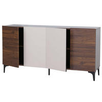 SIDEBOARD Walnuss Dekor - Walnussfarben, Holz (160/80/42cm) - MCW