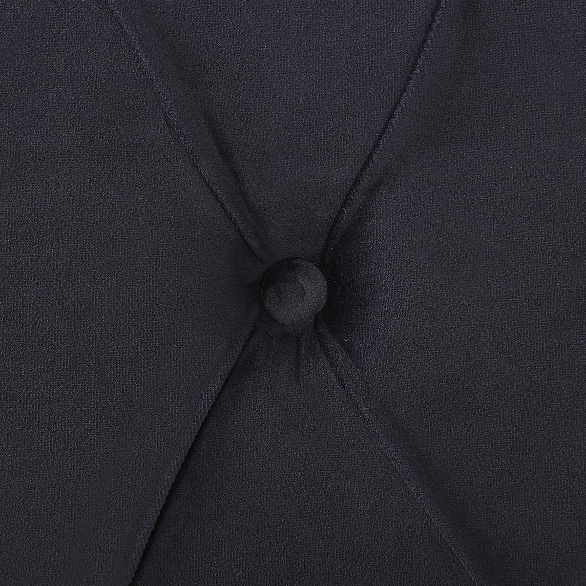 BETT 160/200cm Schwarz Avallon - Schwarz, Textil (160/200cm) - Beliani