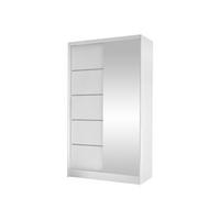 SCHWEBETÜRENSCHRANK Diego III - Weiß, Holzwerkstoff/Metall (100/200/58cm) - MIRJAN24