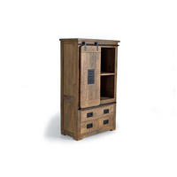 HIGHBOARD aus Mangoholz und Metall - Braun, Holz (45/150/90cm) - Giner y Colomer