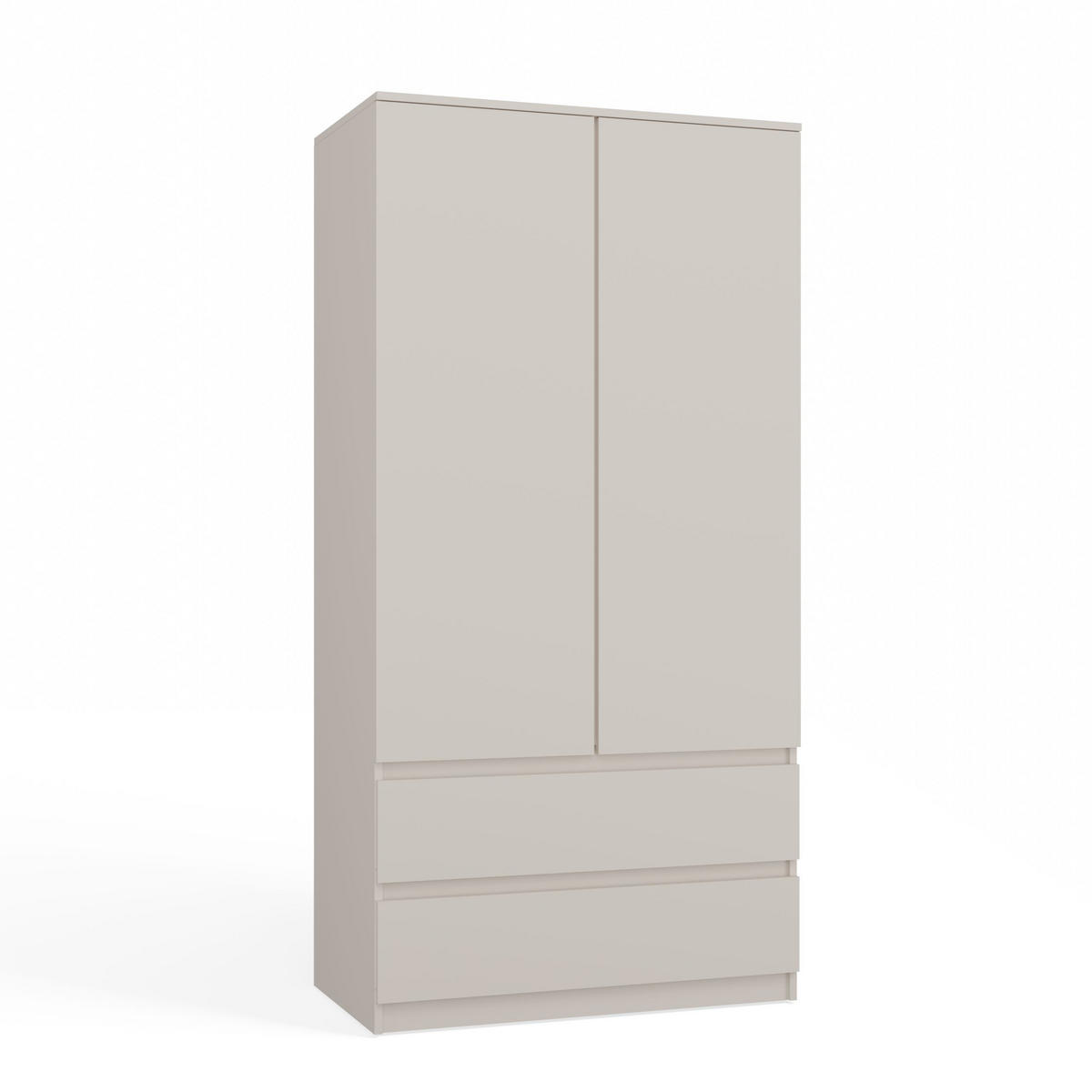 KLEIDERSCHRANK SS-90 KASCHMIR BEIGE - Kaschmir, Holzwerkstoff (90/180/50cm) - CDF