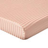 SPANNBETTLAKEN Damast gestreift, 100% Ägyptische Baumwolle - Beige, Textil (90/190cm) - Homescapes