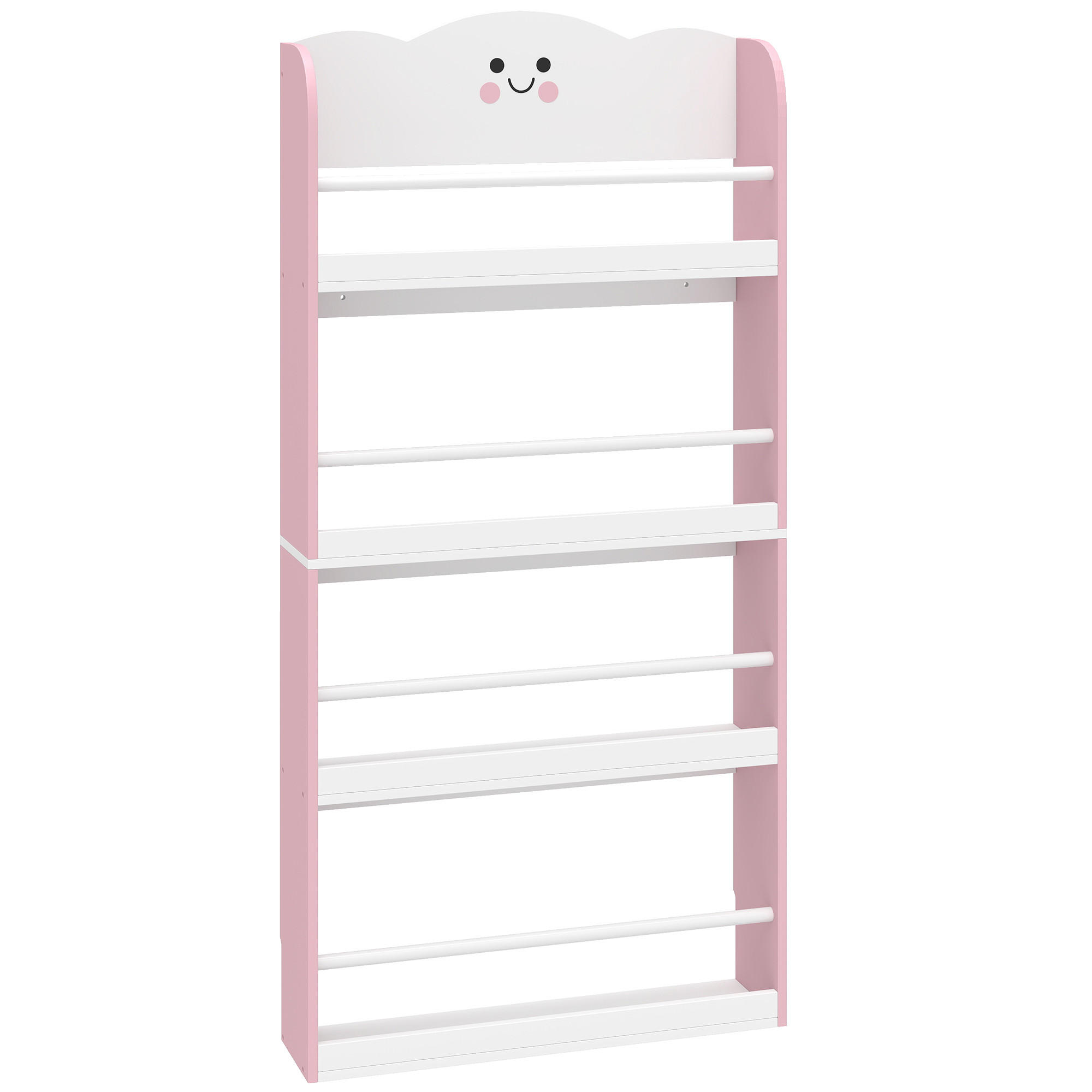 Aiyaplay Kinderbücherregal Rosa 15x120.5x60 cm