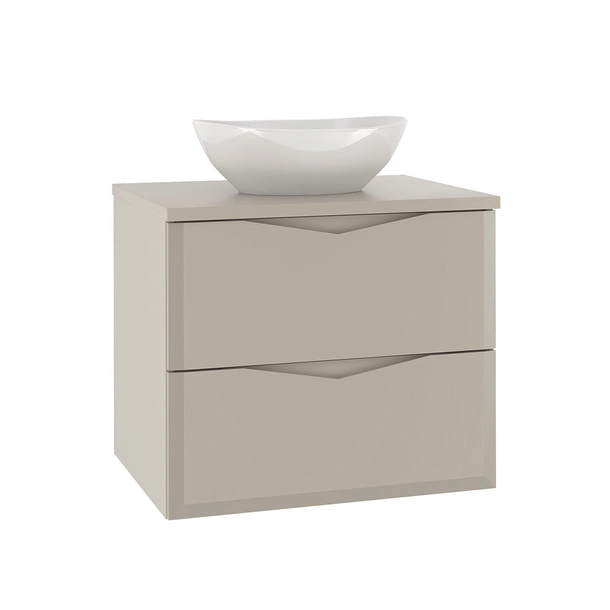 WASCHTISCH 60.6cm Ellie Kaschmir - Beige, Holzwerkstoff (60.6/52.2/46.5cm) - Petits-meubles