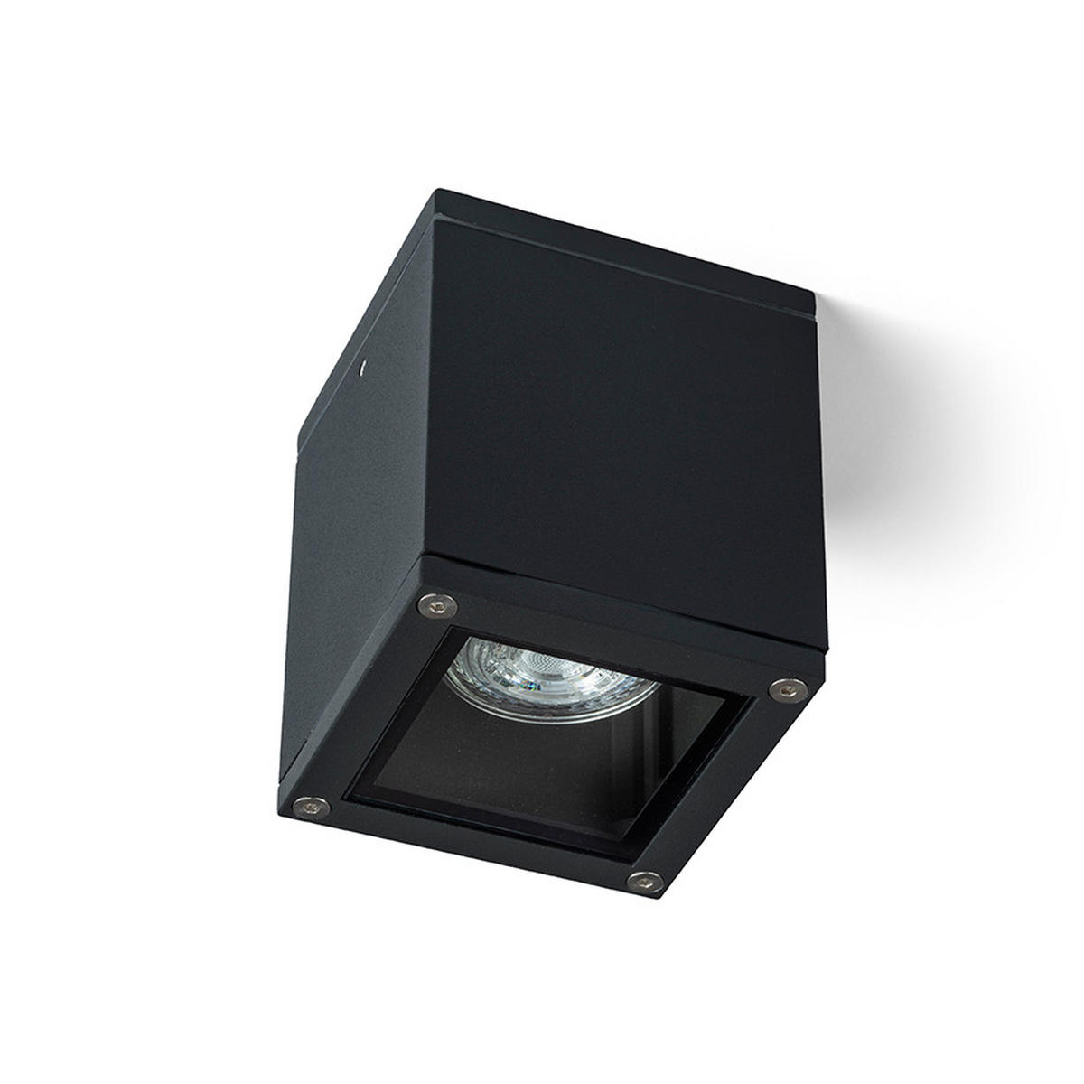 AUSSENLEUCHTE KEIG Schwarz 8 W IP65 - Schwarz, Metall (86/86/103cm) - Rendl