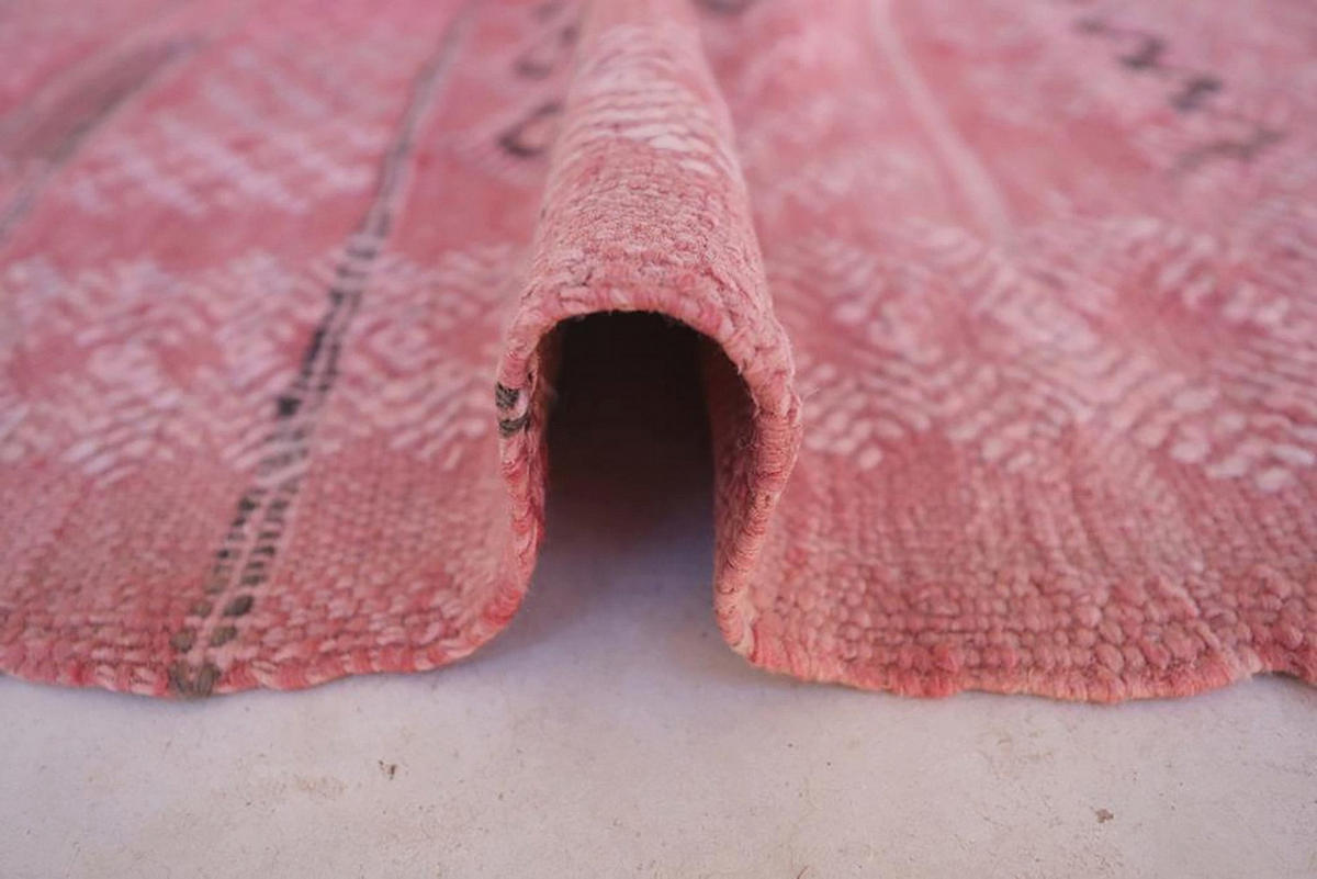 BERBERTEPPICH aus reiner Wolle 144x 278 cm - Pink, Naturmaterialien (144/278cm) - AFK Living