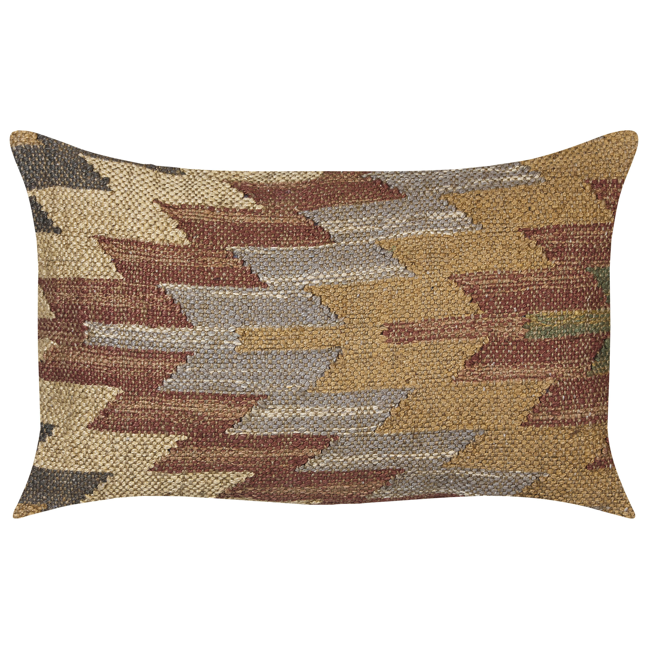DEKOKISSEN Bunt 50/30 cm Deepor - Multicolor, Naturmaterialien (50/30cm) - Beliani