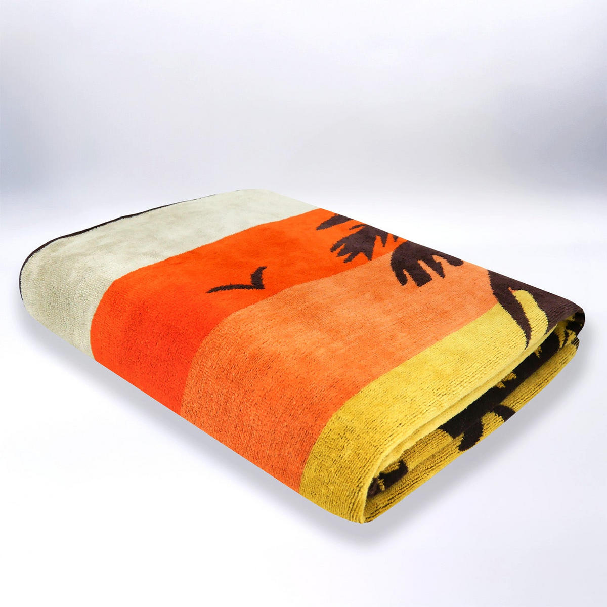 STRANDTUCH aus Veloursfrottee Jacquard Mehrfarbig 140x180 400g/m² - Coconut Beach - Multicolor, Textil (140/180cm) - LE COMPTOIR DE LA PLAGE