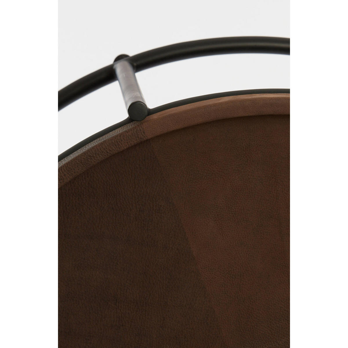COUCHTISCH JAIRO 2er Set, Leder, Braun-Schwarz - Schwarz/Braun, Leder (79/79/38cm) - Light & Living