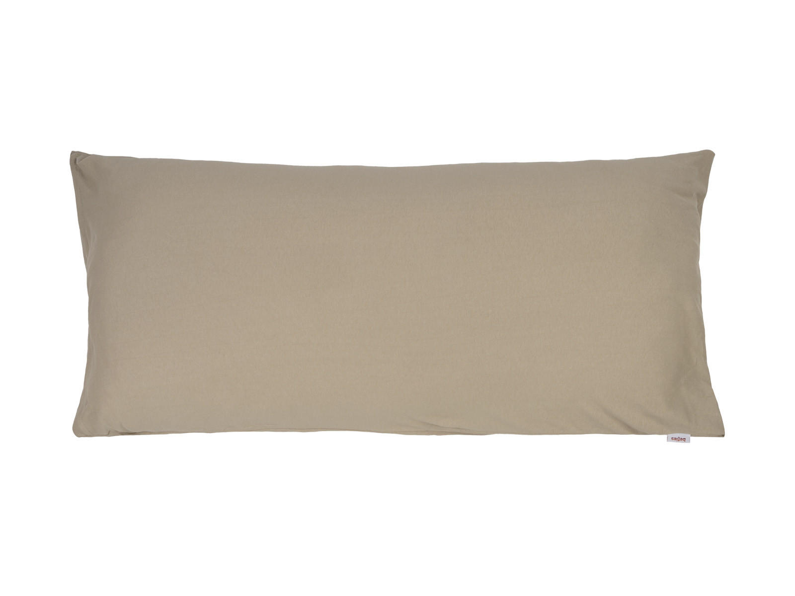 KISSENHÜLLE BasicSoft plaza-taupe 100% Baumwoll-Jersey 40/80 cm - Taupe, Textil (40/80cm) - beties Heimtextil