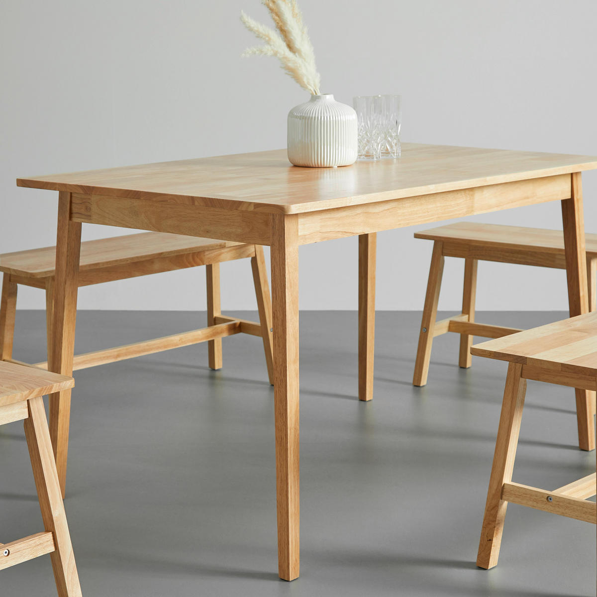 SITZGRUPPE Marijana Eichefarben Echtholz - Eichefarben, Holz (30/45/90cm)