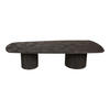 COUCHTISCH Fieron Schwarz 177/78/40cm - Schwarz, Holz (177/78/40cm) - PTMD Collection