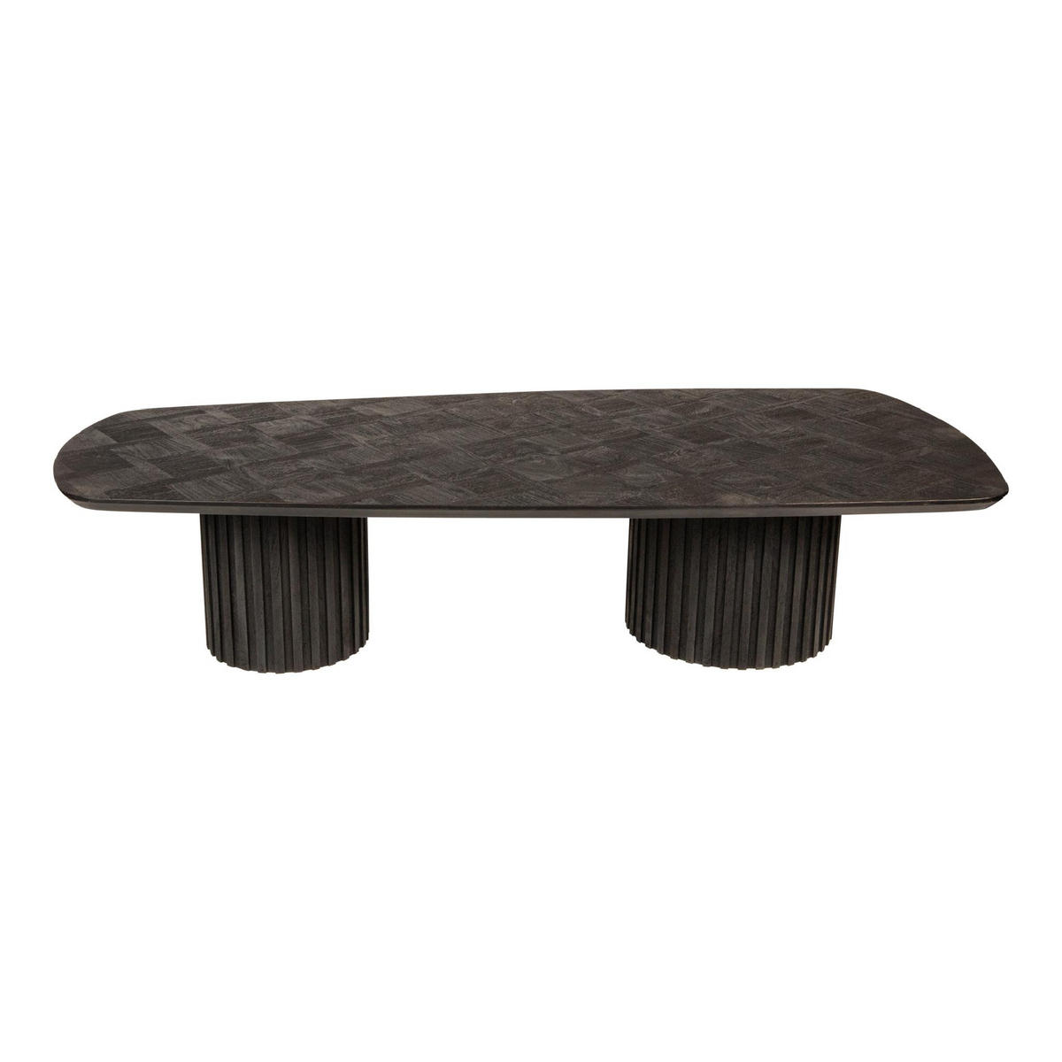 COUCHTISCH Fieron Schwarz 177/78/40cm - Schwarz, Holz (177/78/40cm) - PTMD Collection