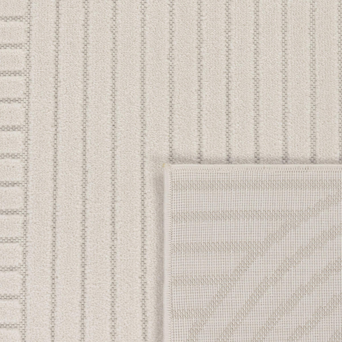 OUTDOORTEPPICH 60/100 cm Cotton 240 - Creme, Textil (60/100cm) - Paco Home